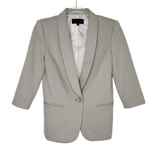 James Jeans Shrunken Tuxedo‎ Blazer Jacket Women’s Size Small Dove Taupe
